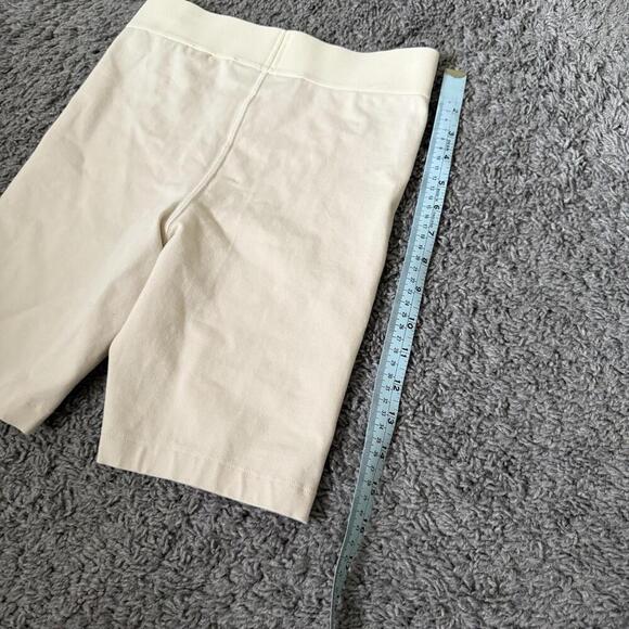 Fear Of God Essentials Sport Logo Cycling Shorts Leggings Biker Sz M Slim Wasit - Picture 8 of 9